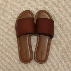 Brown & Tan Slides